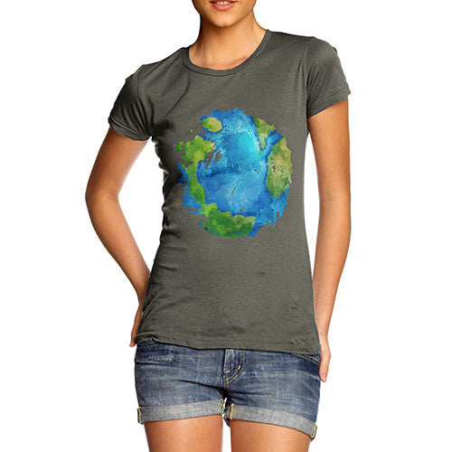 Women's Global Warming Melting Earth T-Shirt