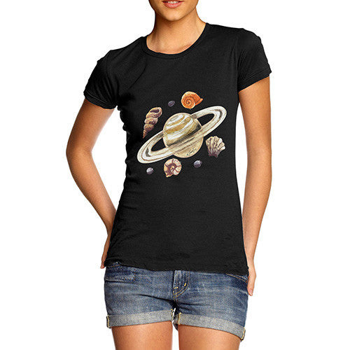 Women's Saturn Seashells T-Shirt