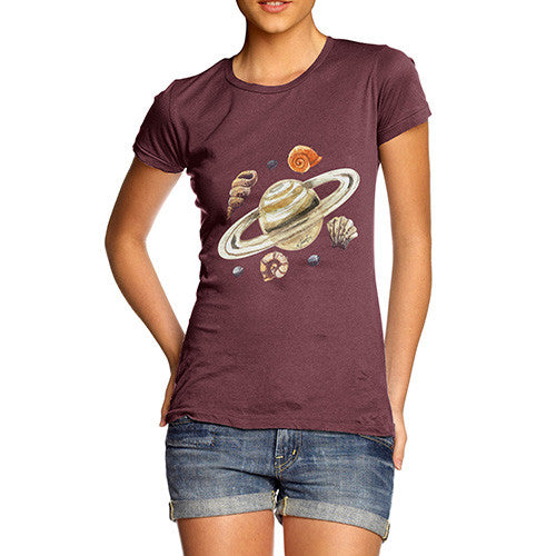 Women's Saturn Seashells T-Shirt