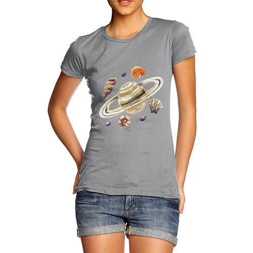 Women's Saturn Seashells T-Shirt