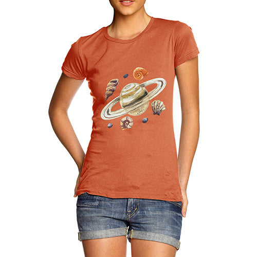 Women's Saturn Seashells T-Shirt