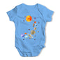 Seashell Solar System Baby Grow Bodysuit