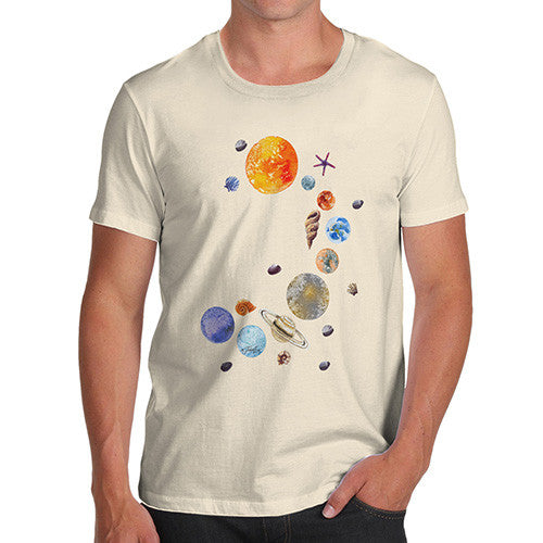 Men's Seashell Solar System T-Shirt