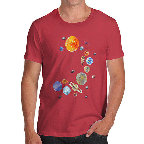 Men's Seashell Solar System T-Shirt