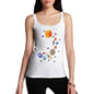 Women's Seashell Solar System Tank Top