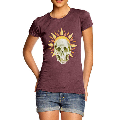 Women's Sun Skull T-Shirt