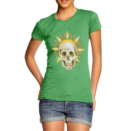 Women's Sun Skull T-Shirt