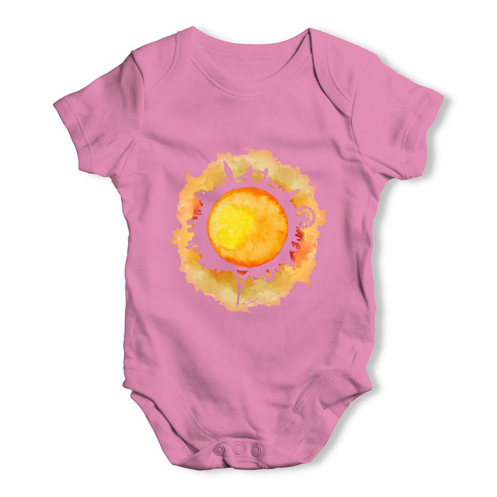 Solar Flare City Baby Grow Bodysuit