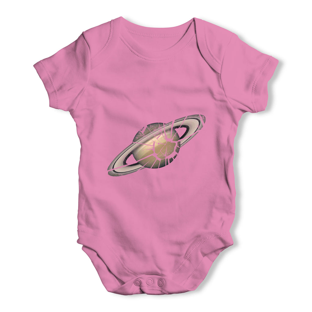 Shattered Planet Saturn Baby Grow Bodysuit