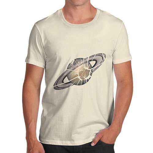 Men's Shattered Planet Saturn T-Shirt