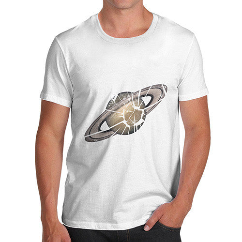 Men's Shattered Planet Saturn T-Shirt