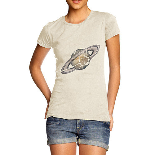 Women's Shattered Planet Saturn T-Shirt