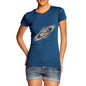 Women's Shattered Planet Saturn T-Shirt