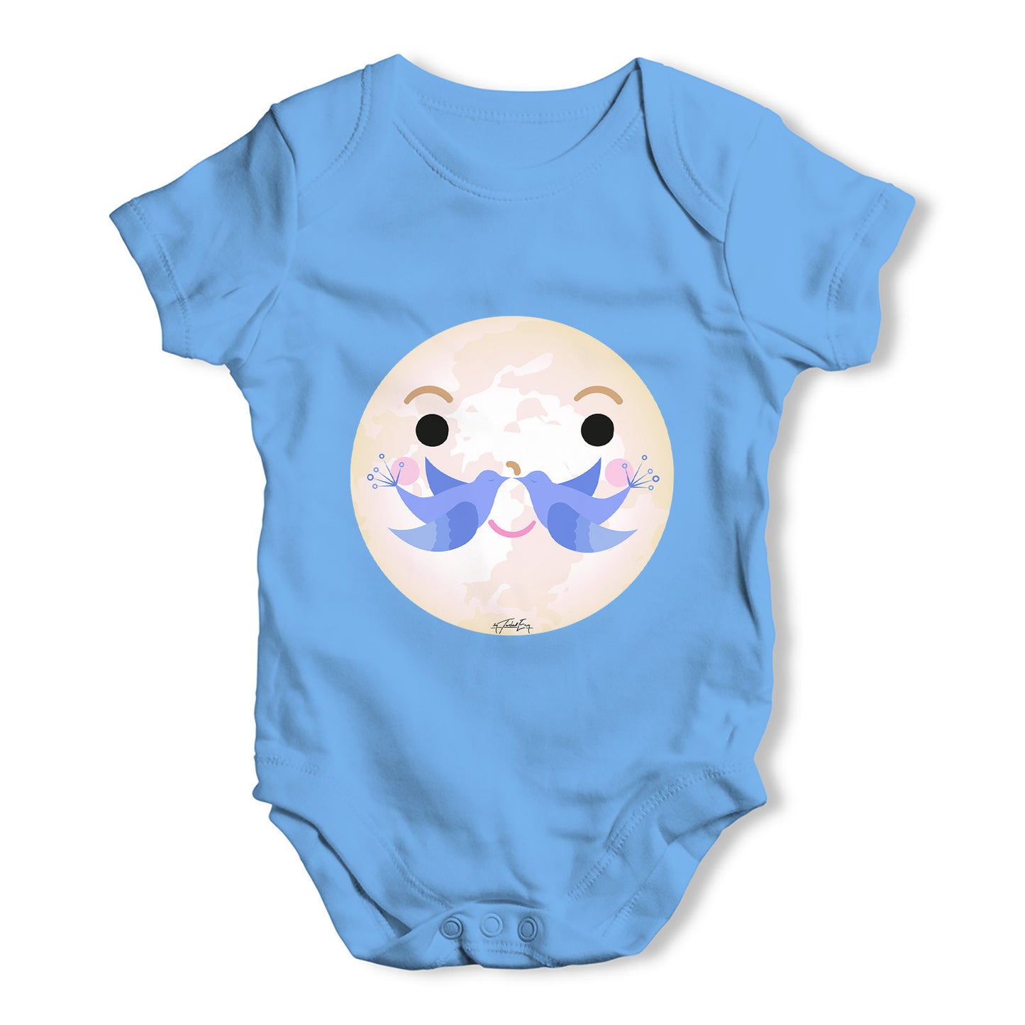 Moonlighting Love Birds Baby Grow Bodysuit