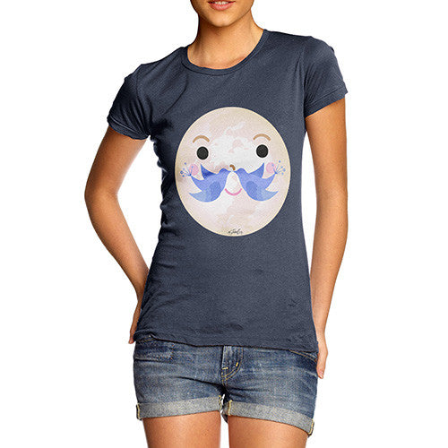 Women's Moonlighting Love Birds T-Shirt