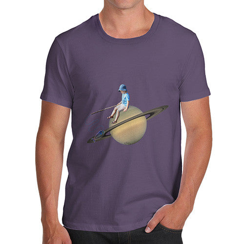 Men's Fishing On Saturn T-Shirt