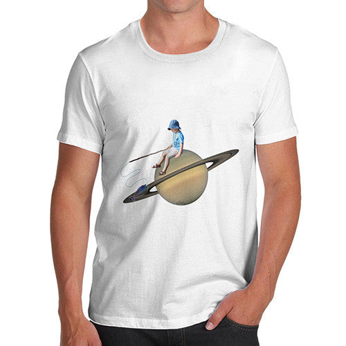 Men's Fishing On Saturn T-Shirt