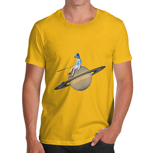 Men's Fishing On Saturn T-Shirt