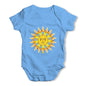 Ornate Sun Face Baby Grow Bodysuit