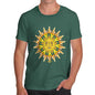 Men's Ornate Sun Face T-Shirt