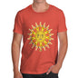 Men's Ornate Sun Face T-Shirt