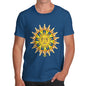 Men's Ornate Sun Face T-Shirt