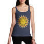 Women's Ornate Sun Face Tank Top