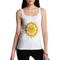 Women's Ornate Sun Face Tank Top