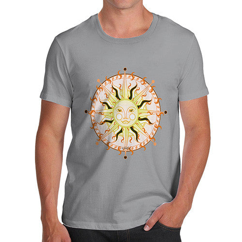 Men's Celestial Sun Face T-Shirt