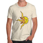 Men's Artsy Sun Face T-Shirt