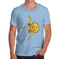 Men's Artsy Sun Face T-Shirt