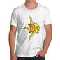 Men's Artsy Sun Face T-Shirt