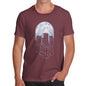 Men's Pixel Art Planet Earth T-Shirt