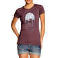 Women's Pixel Art Planet Earth T-Shirt