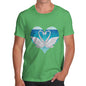 Men's Sweetheart Swan Heart T-Shirt