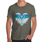 Men's Sweetheart Swan Heart T-Shirt