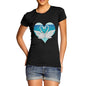 Women's Sweetheart Swan Heart T-Shirt