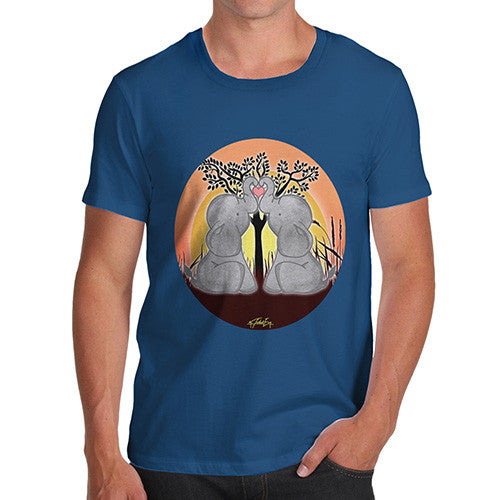 Men's Elephant Trunk Heart T-Shirt