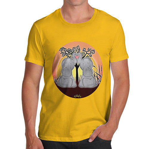 Men's Elephant Trunk Heart T-Shirt