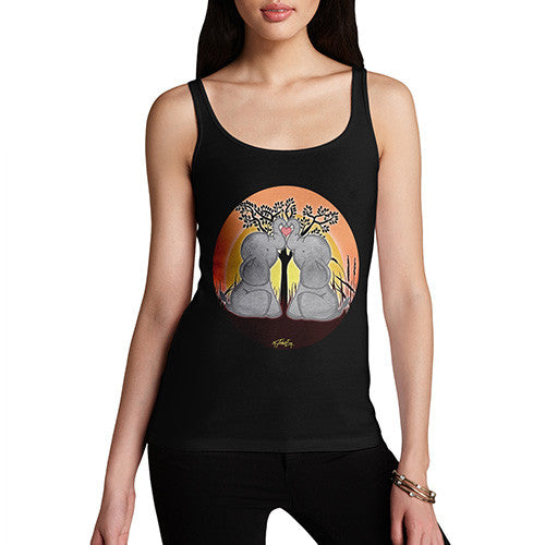 Women's Elephant Trunk Heart Tank Top