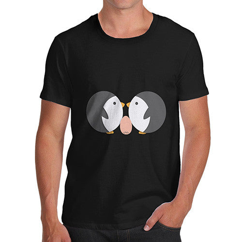 Men's Lovely Love Penguins T-Shirt