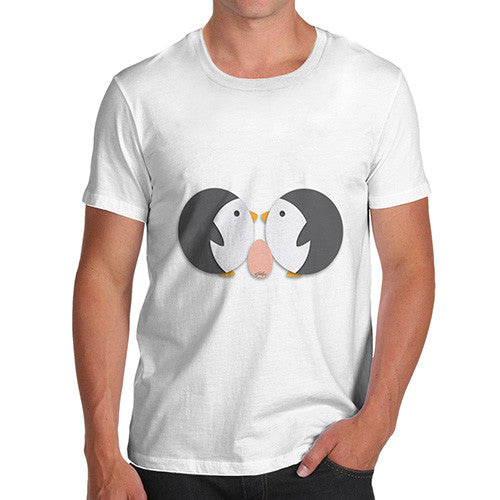 Men's Lovely Love Penguins T-Shirt