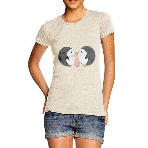 Women's Lovely Love Penguins T-Shirt