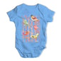 Birds In Branches Baby Grow Bodysuit