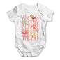 Birds In Branches Baby Grow Bodysuit