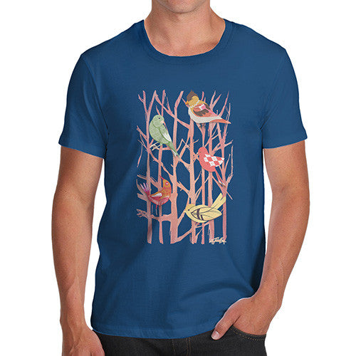 Men's Birds In Branches T-Shirt