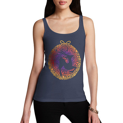 Women's Oh Deer Swirly Deer Tank Top