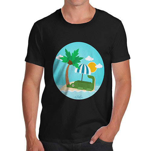 Men's Croc On The Beach T-Shirt