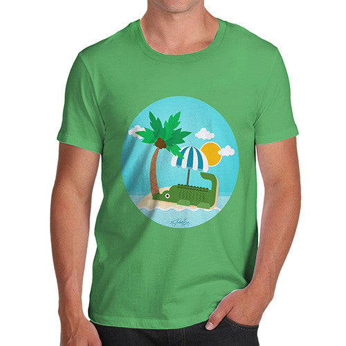 Men's Croc On The Beach T-Shirt