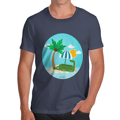 Men's Croc On The Beach T-Shirt